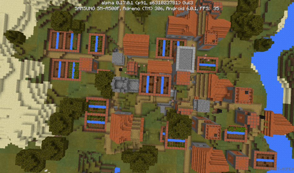 Двойная деревня из красного дерева [0.17.0]