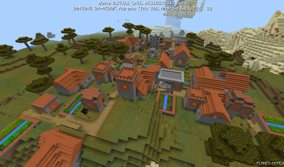 Двойная деревня из красного дерева [0.17.0]