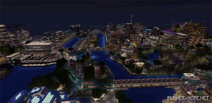 Map Blue City [City]