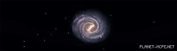 Текстур пак Interstellar Space Skies 1.0/0.17.0/0.16.1/0.16.0