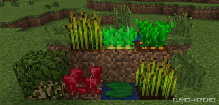 Текстур пак Waving Plants 1.0/0.17.0/0.16.1/0.16.0