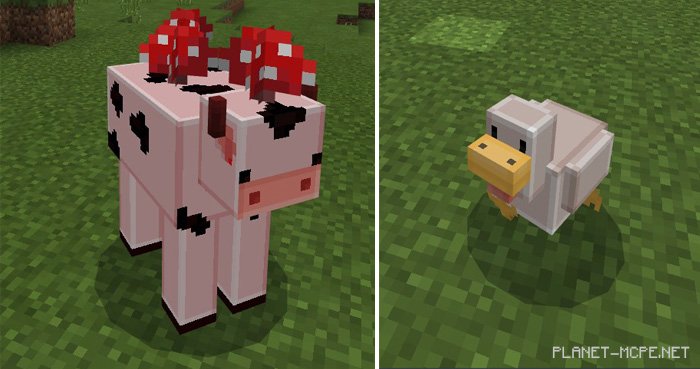 Текстур пак Blocky Mobs 1.0/0.17.0/0.16.1/0.16.0