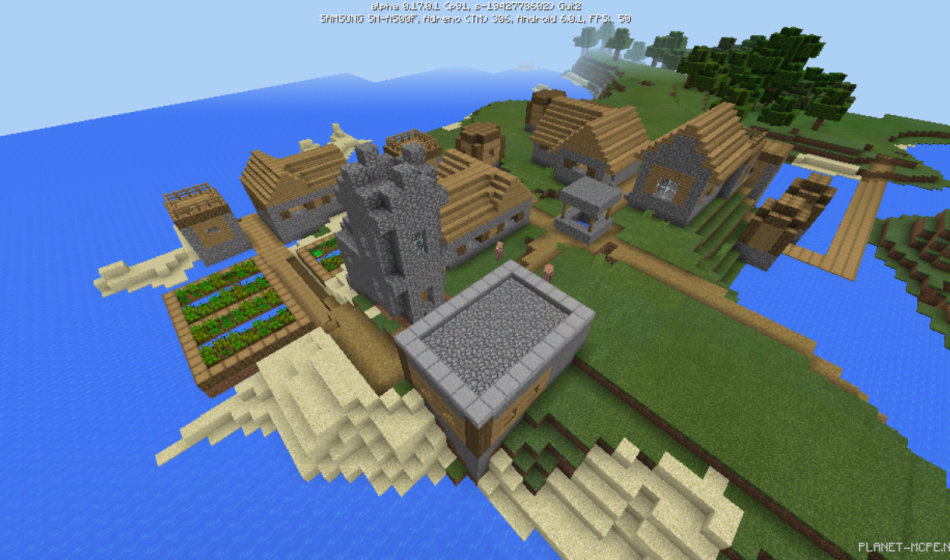 Деревня с кузницей на полуострове [1.0/0.17.0]