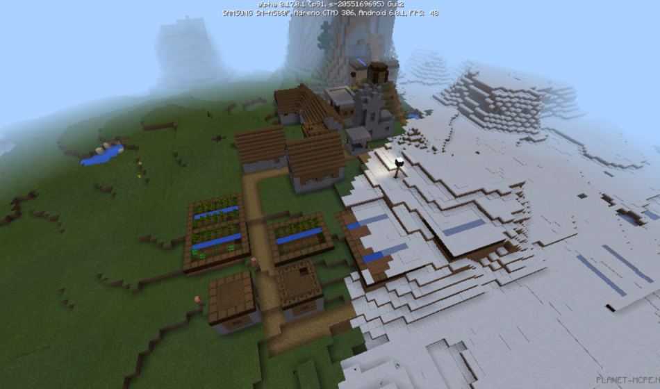 Деревня с кузницей в снегу [1.0/0.17.0]