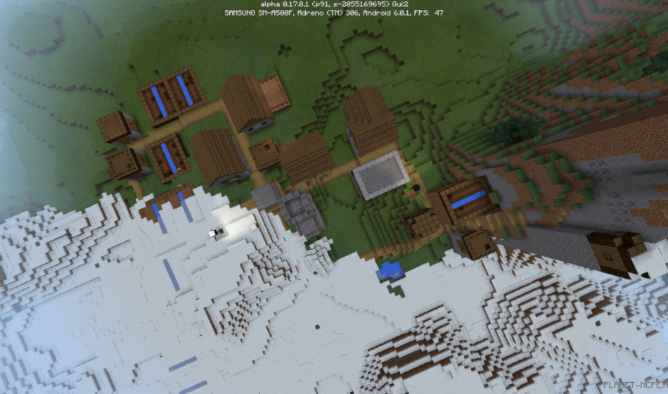 Деревня с кузницей в снегу [1.0/0.17.0]