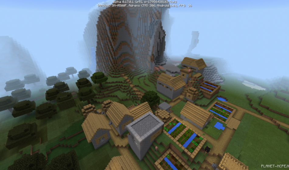 Деревня рядом с обрывистыми горами [1.0/0.17.0]