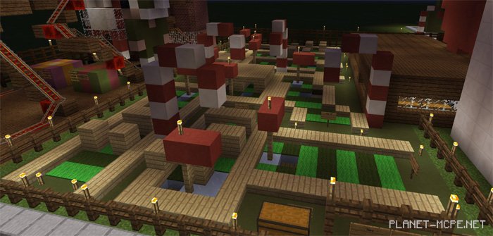 Christmas Theme Park Map [Creative]