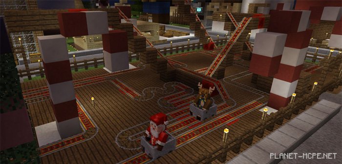 Christmas Theme Park Map [Creative]