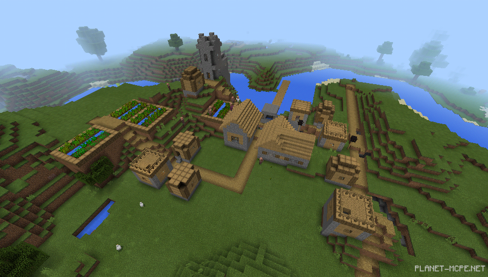 Двойная деревня на спавне [1.0/0.17.0]