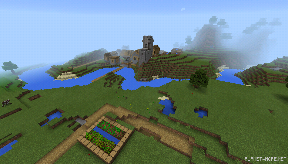 Двойная деревня на спавне [1.0/0.17.0]