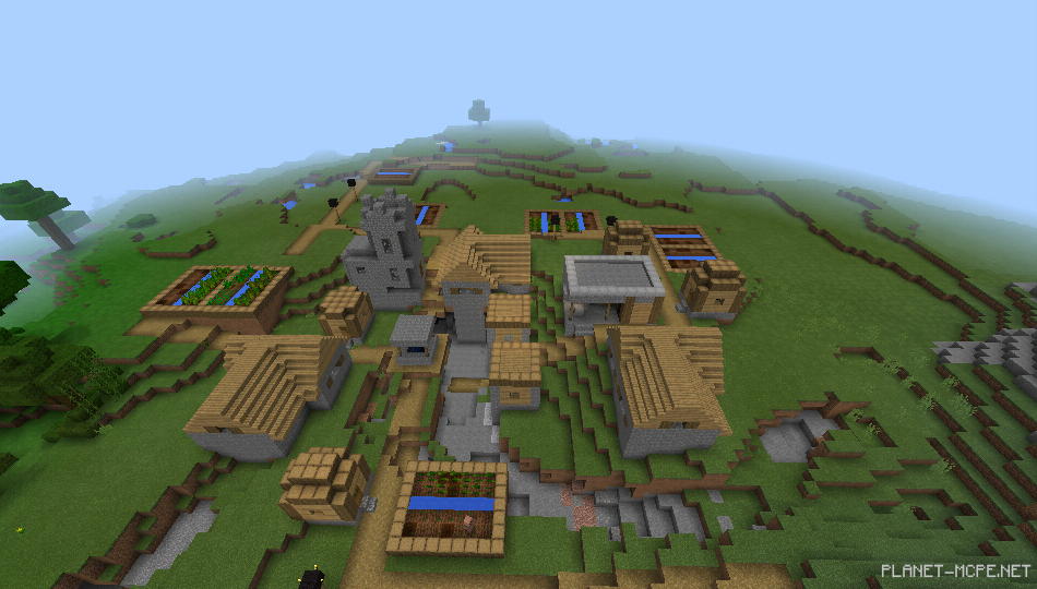 Двойная деревня на спавне [1.0/0.17.0]