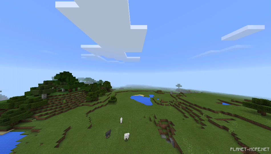 Тройная деревня в четырёх разных биомах [1.0/0.17.0]