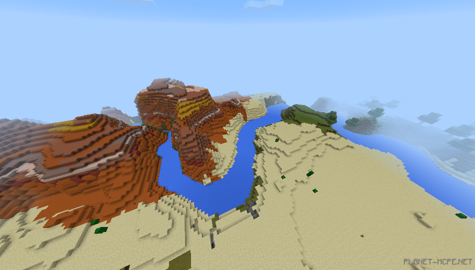 Тройная деревня в четырёх разных биомах [1.0/0.17.0]