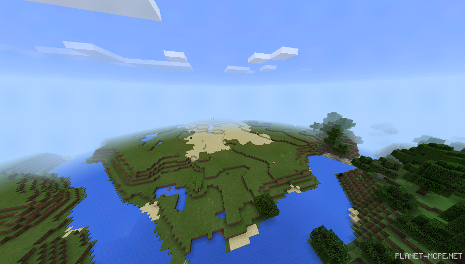 Тройная деревня в четырёх разных биомах [1.0/0.17.0]