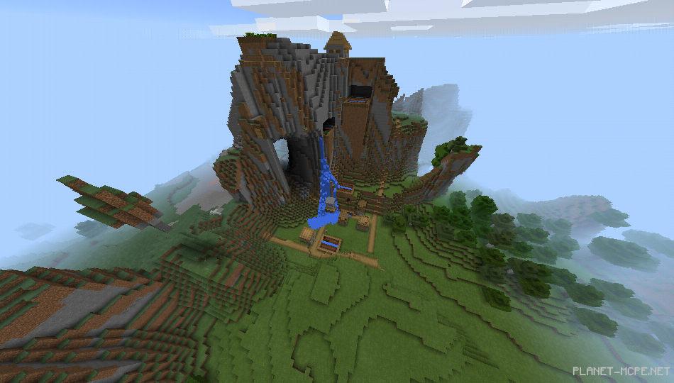 Деревня возле спавна и деревня в небесах [1.0/0.17.0]