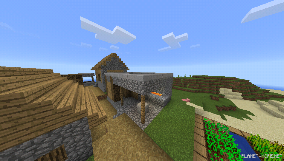 Островная деревня с кузницей [1.0.4/1.0.0]