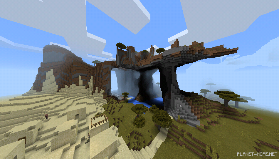 Красивая саванна и две деревни [1.0.4/1.0.0]