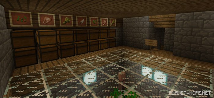 Map 17×17 Piston House [Redstone]