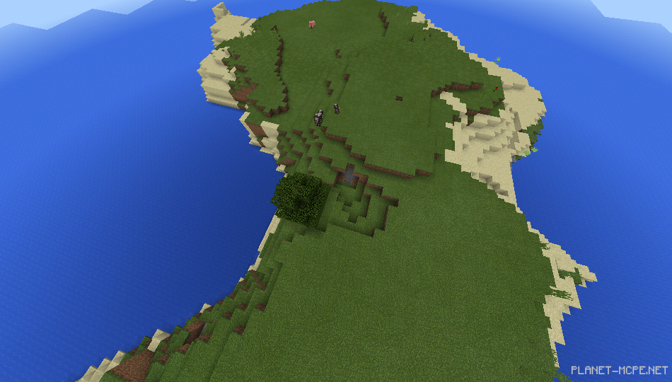 Большой остров с алмазами и рудами [1.0.5/1.0.0]