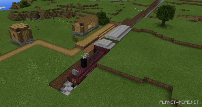 Карта Command Block Train [Редстоун] 1.0.5+