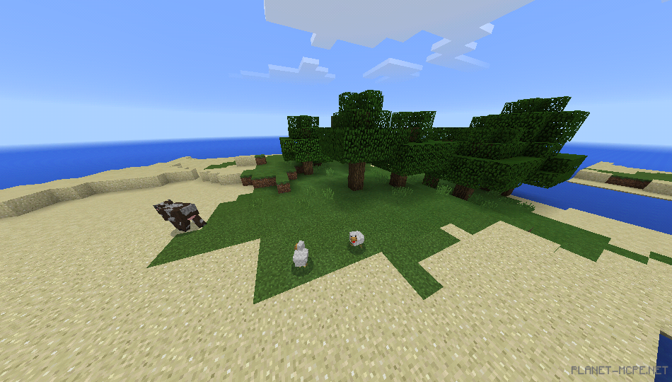 Привлекательный небольшой остров для выживания [1.0.5/1.0.0]