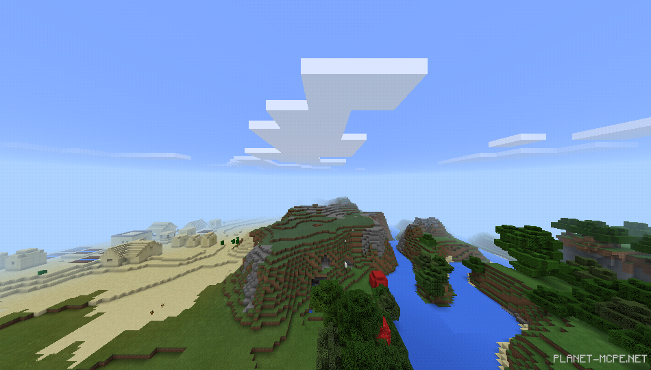 Деревня с кузницей и парочка биомов [1.0.6/1.0.0]