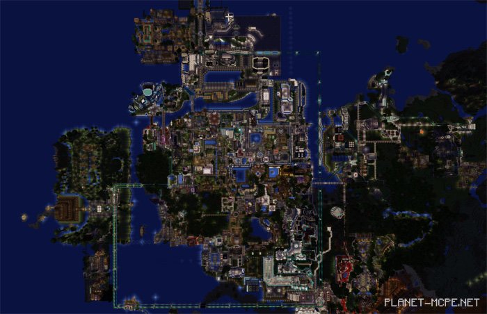 Map Blue City [City]