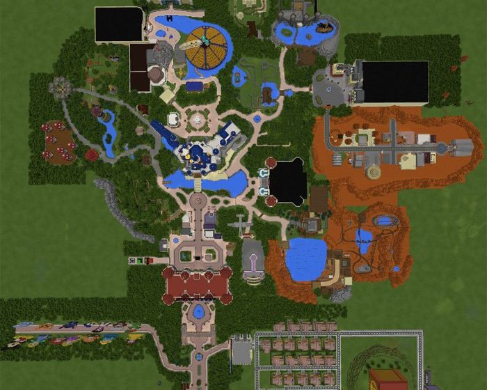 DisneyPark Map [Creativity]