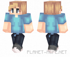 Голубая футболка