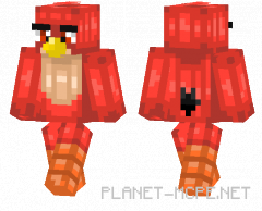 Красная птичка