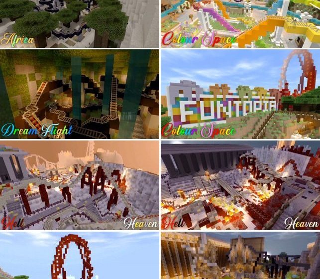 Funtopia Park Map [Roller Coaster] [Creative]