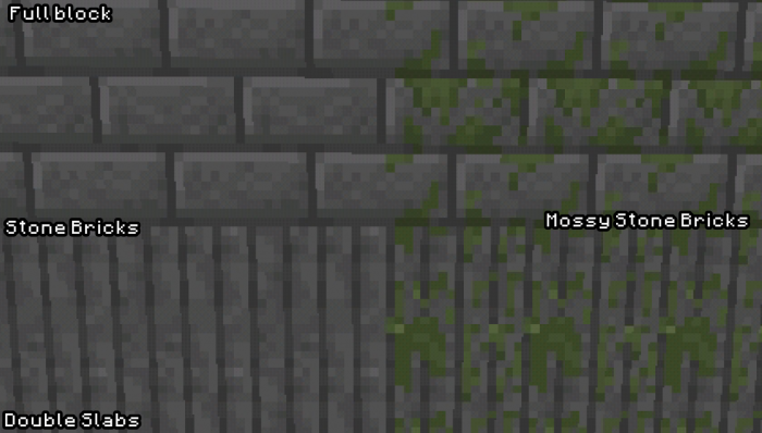Обновленные полублоки | Текстуры Ваниль от Zed