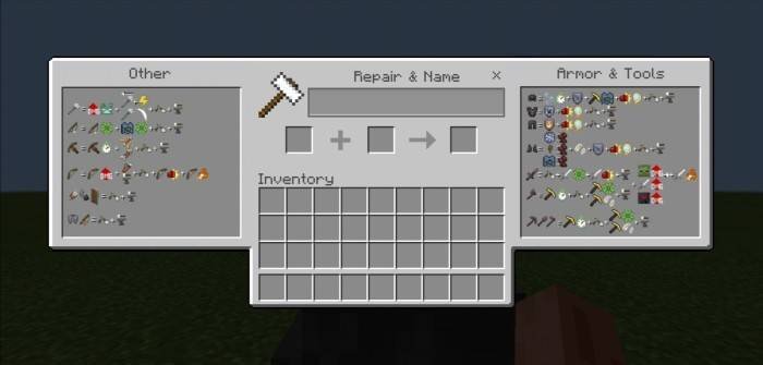 Светлое меню | Текстуры Учебник по наковальне