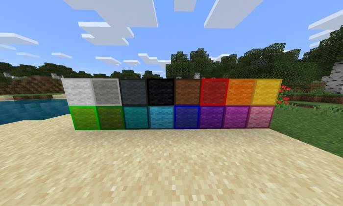 Граница на блоках шерсти | Текстуры Улучшенный Бедрок