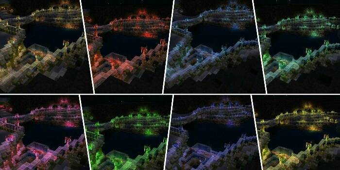 Доступные цвета | Шейдеры Цветные огни