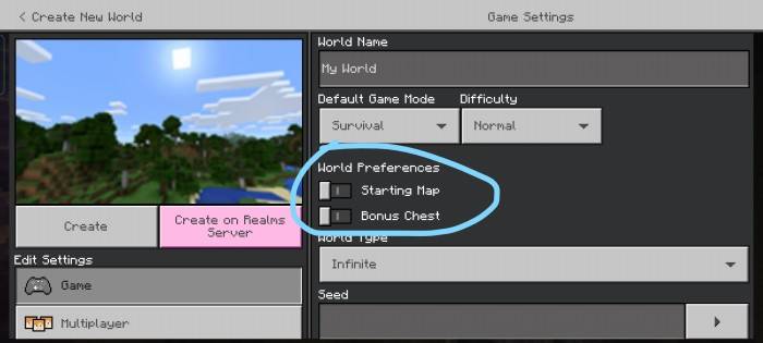 Настройки мира | Текстуры Улучшенный экран настройки мира