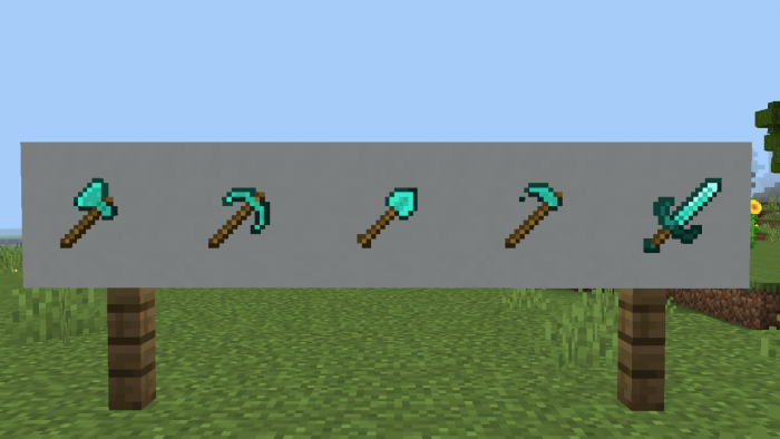 Алмазные инструменты | Текстуры Модифицированные ванильные инструменты