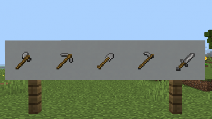 Каменные инструменты | Текстуры Модифицированные ванильные инструменты