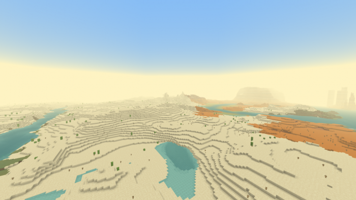 Пустыни | Текстуры Улучшение тумана и цветов воды