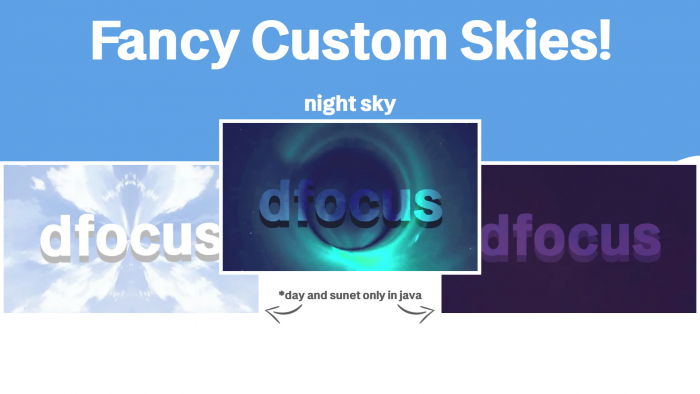 Кастомное небо в MCPE | Текстуры basepvp