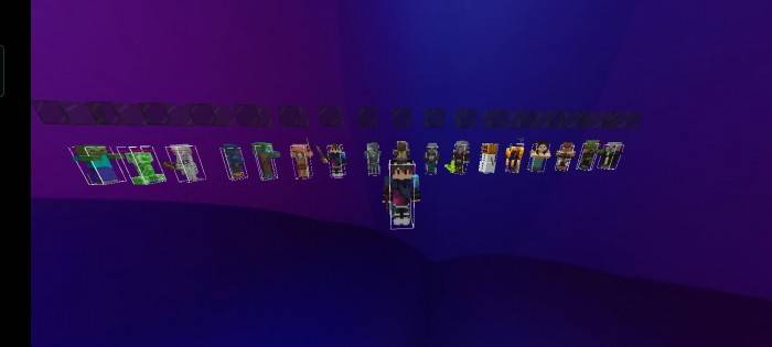 Хитбокс разных мобов | Текстуры Хитбокс сущностей