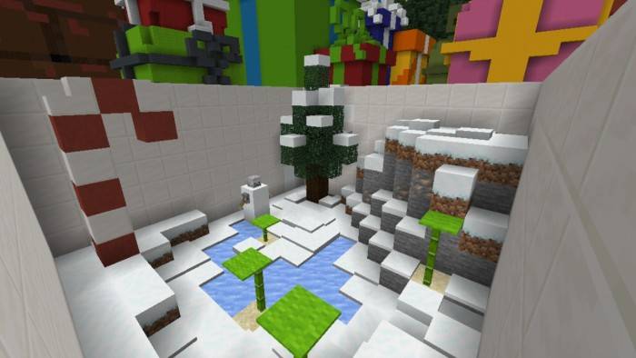 Ель | Карта Рождественский паркур