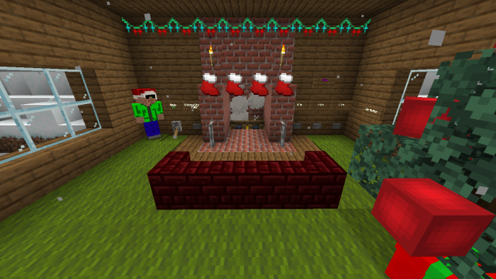 Уровень с камином | Карта Рождественская головоломка