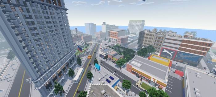 Несколько небоскребов | Карта Нью Кларк