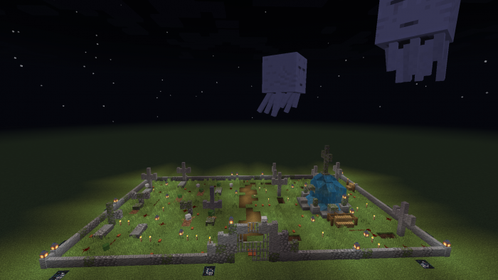 Кладбище | Карта Хэллоуинские игры