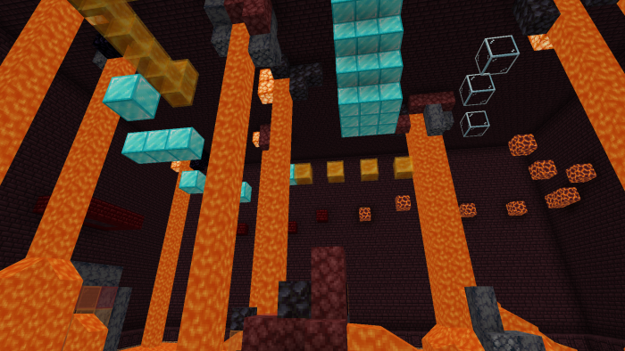 Уровень с паркуром | Карта Хэллоуинские игры