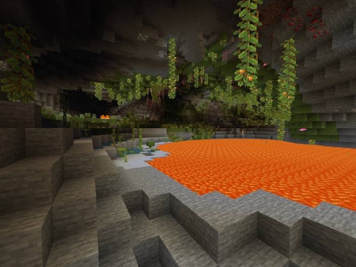 Лавовое озеро | Сид Система пышных пещер