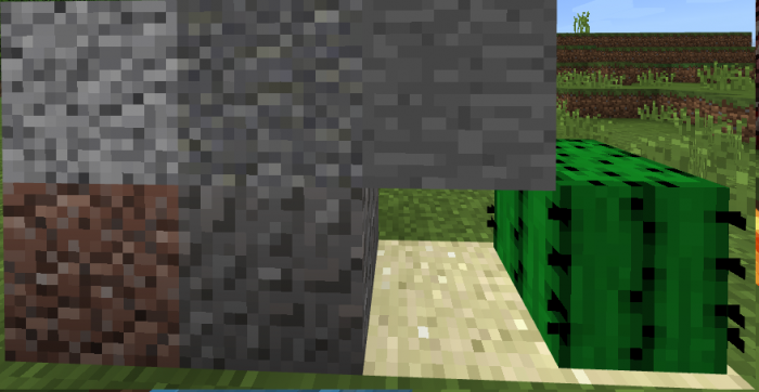 Кактусы и прочие блоки | Текстуры Старый Майнкрафт