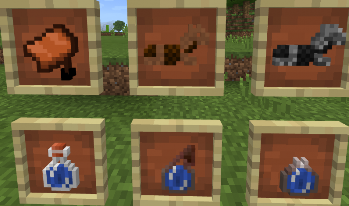 Пузырьки с зельями и доспехи для коня в МКПЕ | Текстуры Старый Майнкрафт