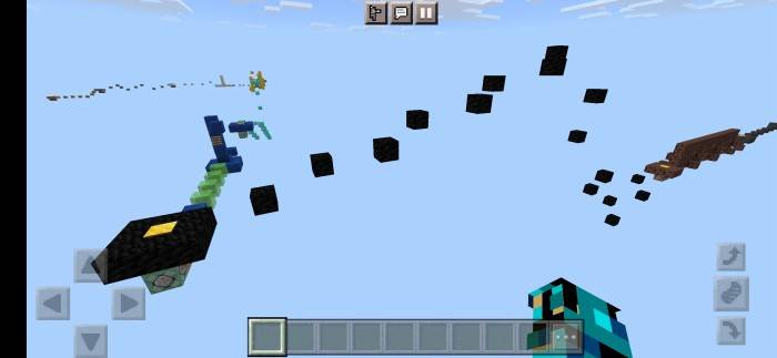 Обсидиановые блоки | Карта Самый сложный паркур